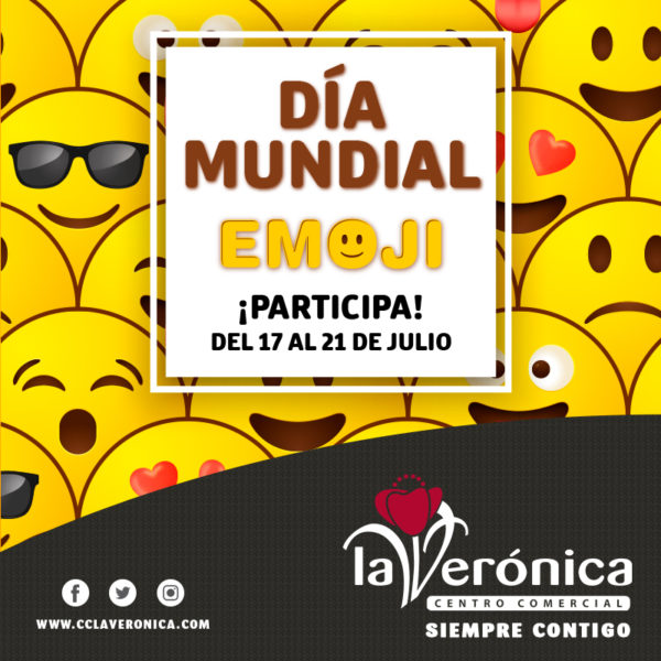 Día Mundial del Emoji, Centro Comercial La Verónica
