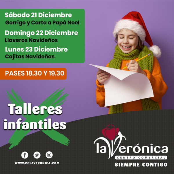 Talleres Infantiles Navideños, Centro Comercial La Verónica