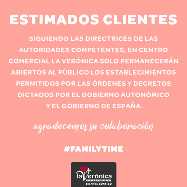 Comunicado, Centro Comercial La Verónica