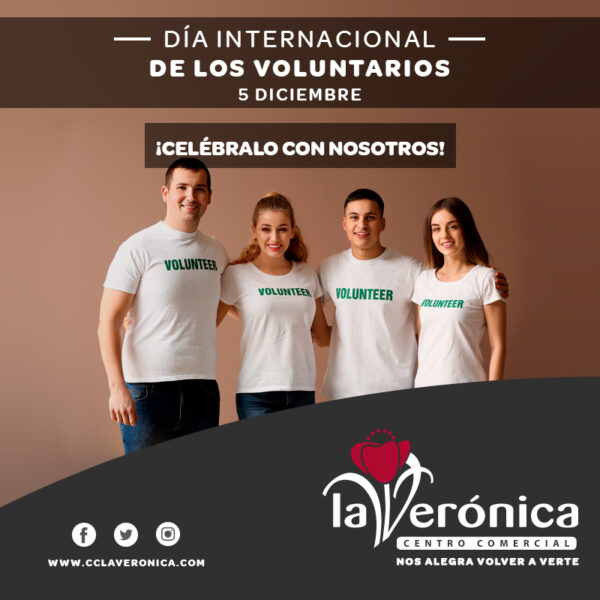 Día Internacional del voluntario, Centro Comercial La Verónica