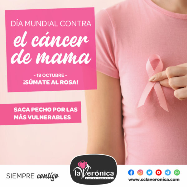 Día mundial contra el cáncer de mama, Centro Comercial la Verónica