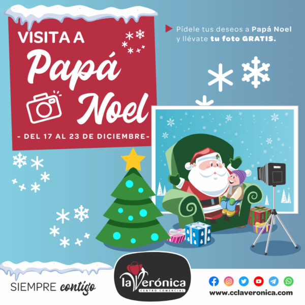 Papá Noel, Centro Comercial la Verónica