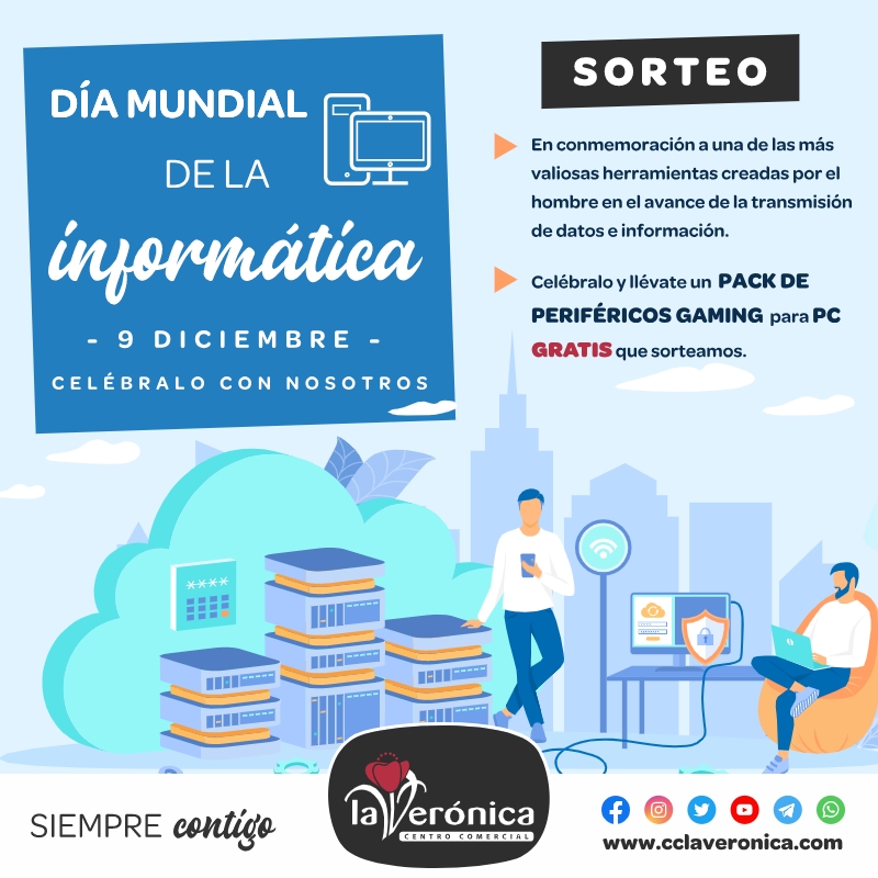Día mundial de la informática, Centro Comercial la Verónica