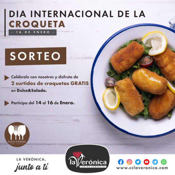 Día Internacional de la Croqueta, Centro Comercial la Verónica