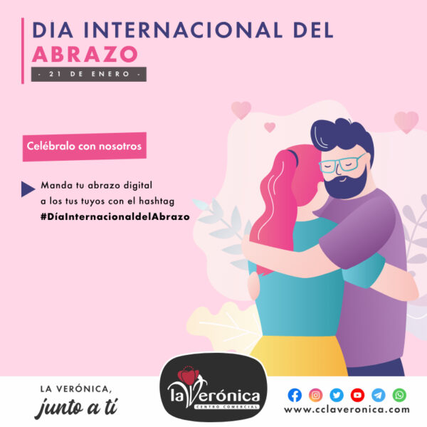 Día internacional del Abrazo, Centro Comercial la Verónica