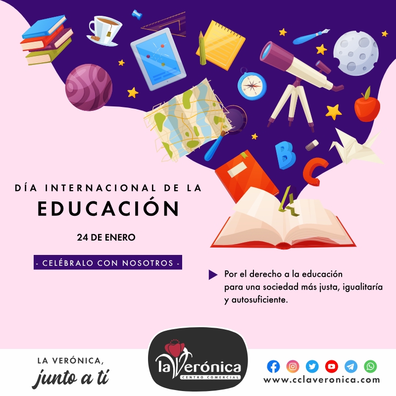 Día Internacional de la Educación, Centro Comercial la Verónica