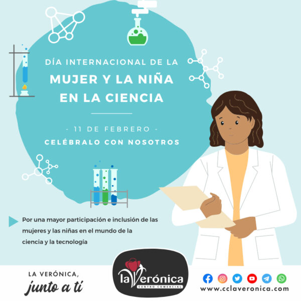 Día Internacional de la Mujer y la Niña en la Ciencia, Centro comercial La Verónica