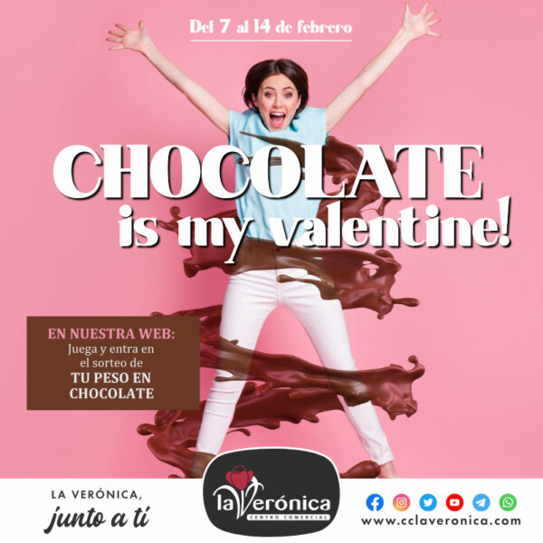 Sorteo Chocolate San Valentín, Centro Comercial la Verónica